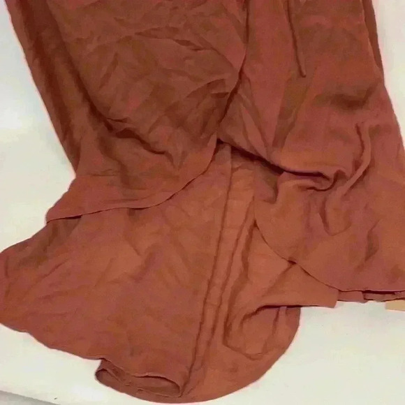 June and Hudson size medium rust colored wrap dress - Picture 3 of 11